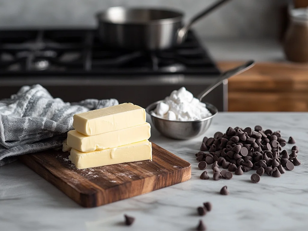 Ingredients for Adjusting Butter in Fudge Recipes