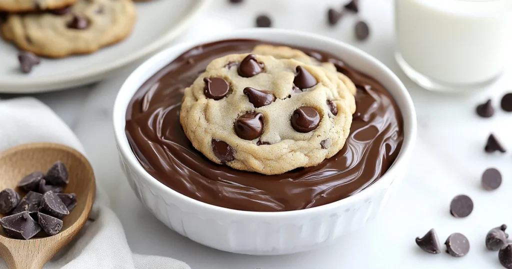 Soft and Chewy Chocolate Chip Cookies with Chocolate Pudding