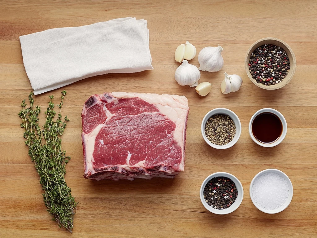 Ingredients for Prime Rib Au Jus