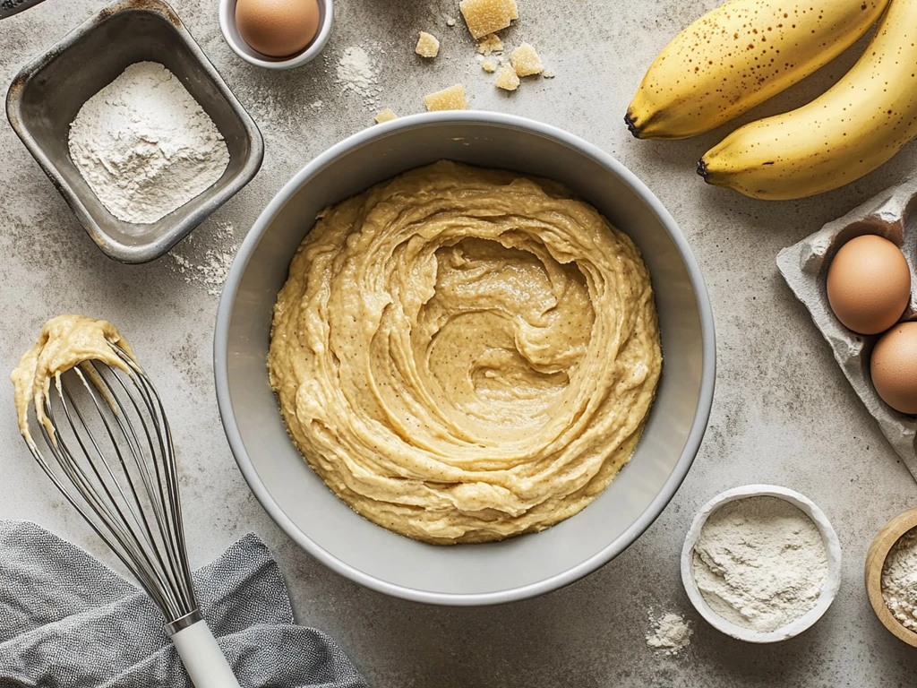 Step-by-Step Banana Bread Preparation