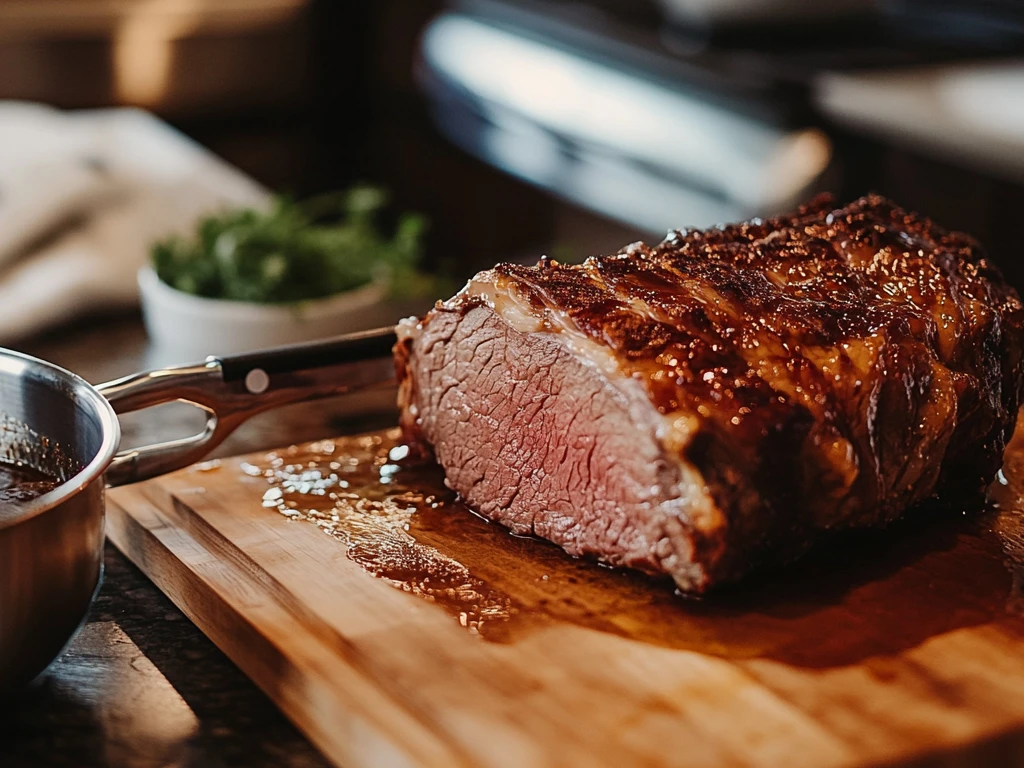 Prime Rib Au Jus Preparation Process