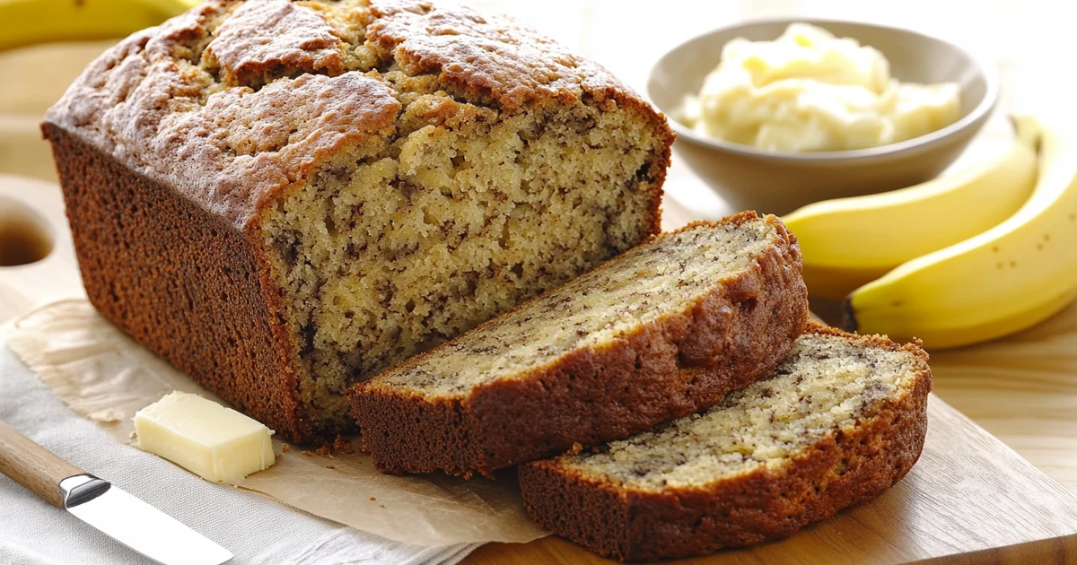 Moist and Delicious Banana Bread with Substitutes