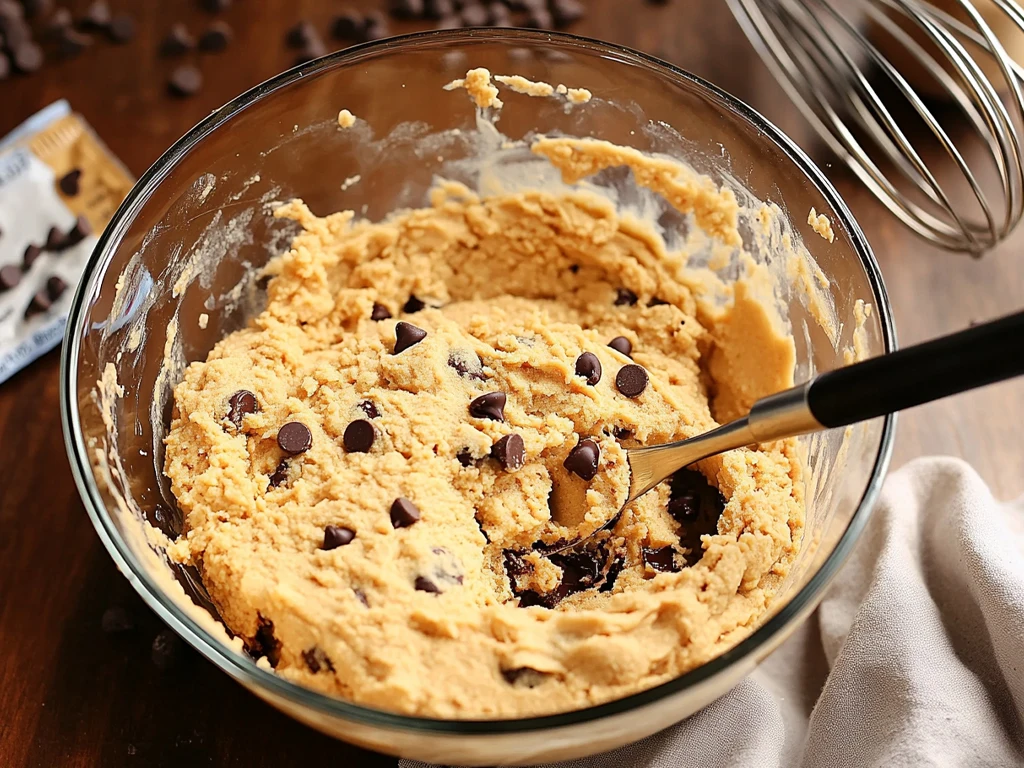 Cookie Dough with Pudding Mix for Enhanced Texture and Flavor