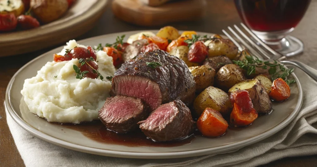 Beef Tenderloin Tips Recipe: Perfectly Cooked Dish with Sides