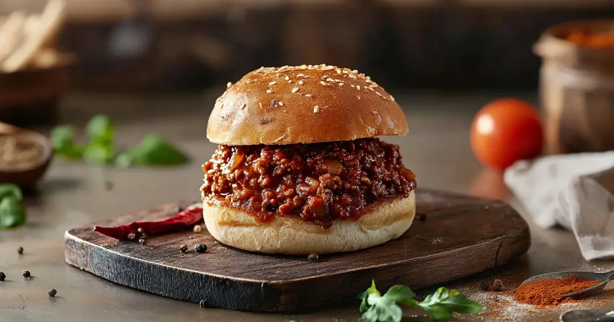 Classic Sloppy Joe Dish with Rich Savory Filling