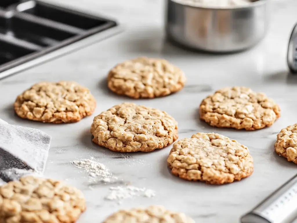 Overbaked and Hard Oatmeal Cookies