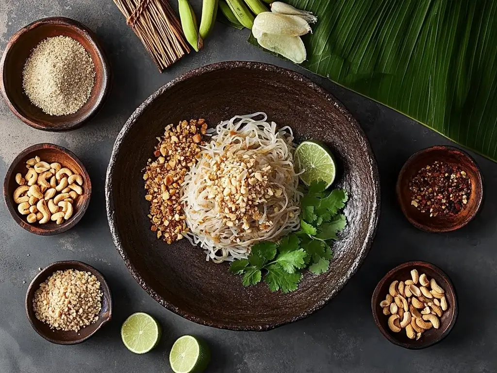 Traditional Pad Thai with Authentic Ingredients