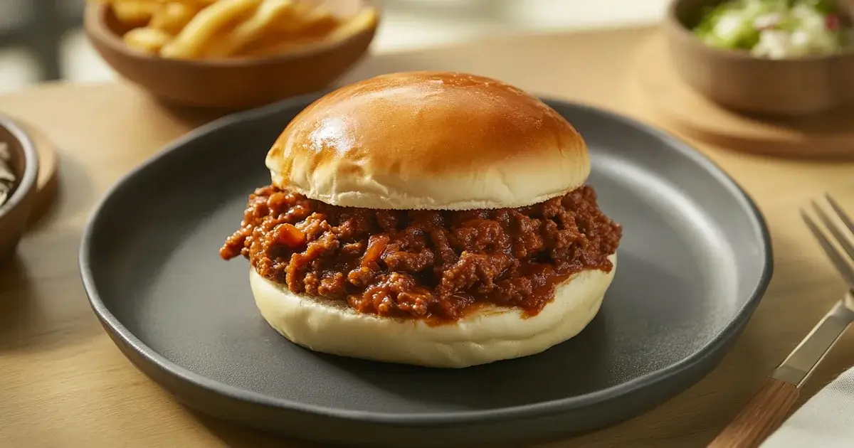 Classic Sloppy Joe Sandwich with 3 Ingredients