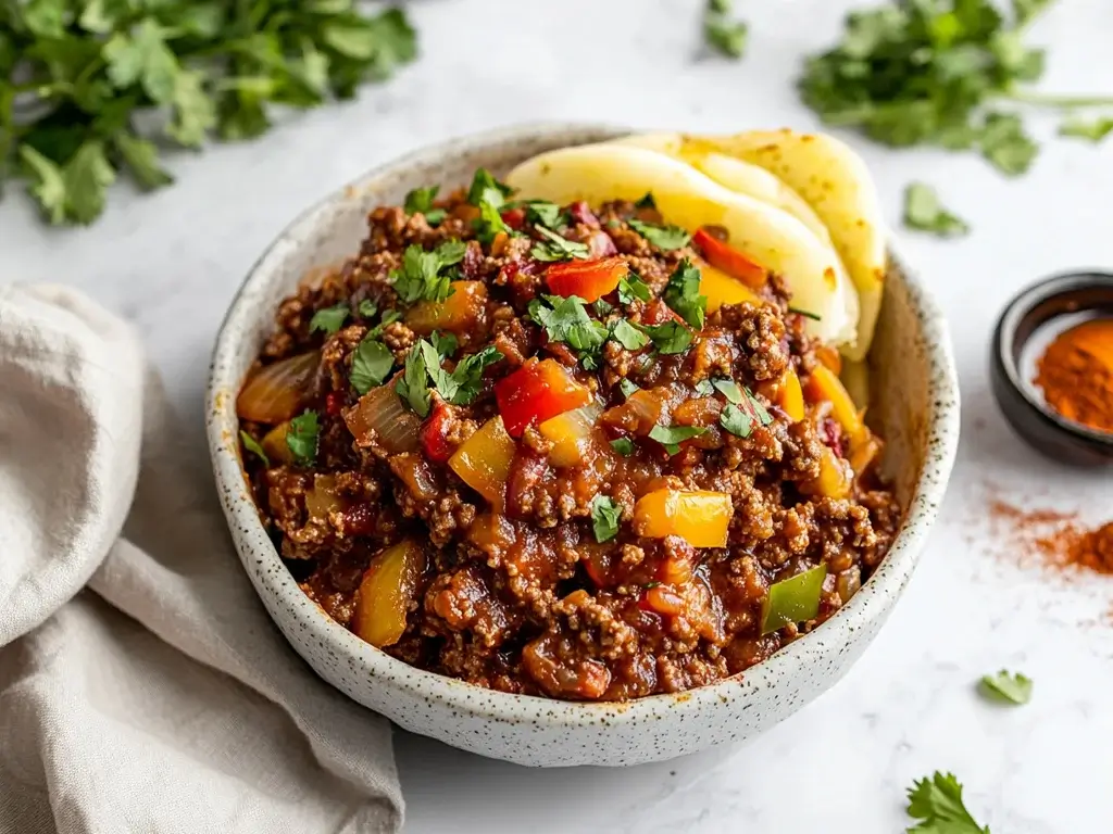 Sloppy Joe with Enhanced Sweet and Tangy Flavor