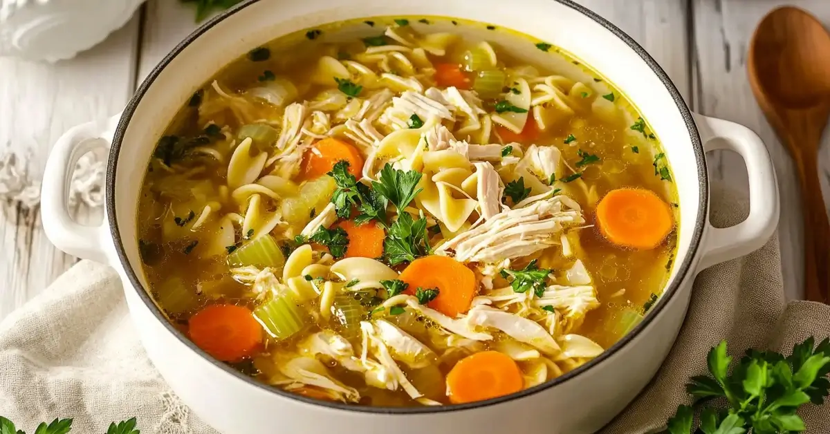 Grandma's chicken noodle soup recipe