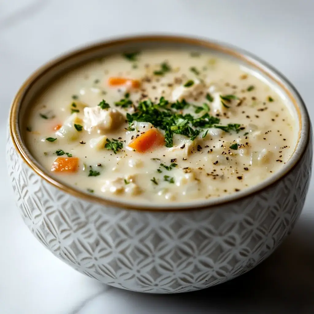 Homemade Cream of Chicken and Rice Soup Recipe