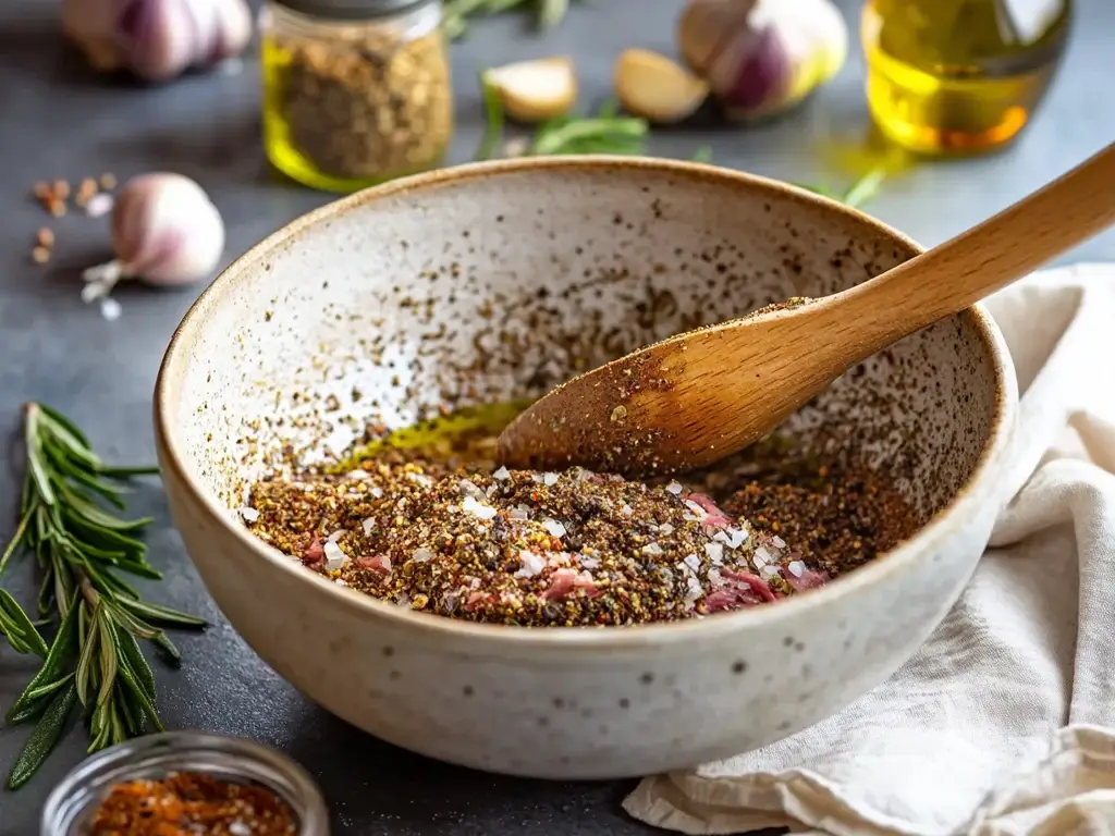 Homemade Prime Rib Rub Preparation