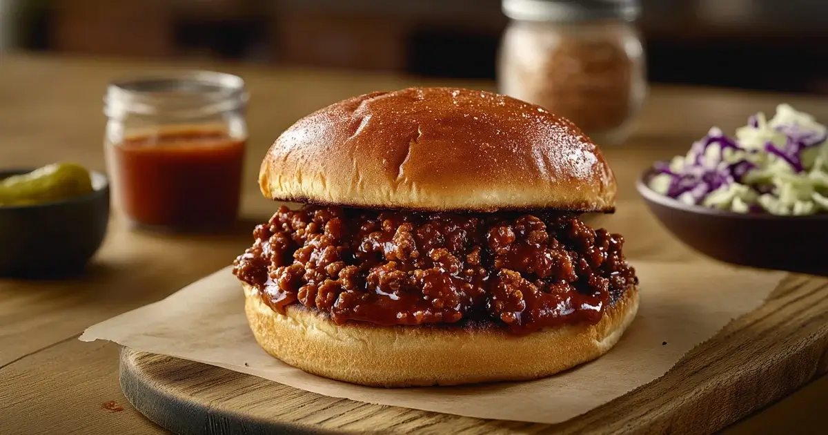 Classic Sloppy Joe Recipe with Rich Sauce