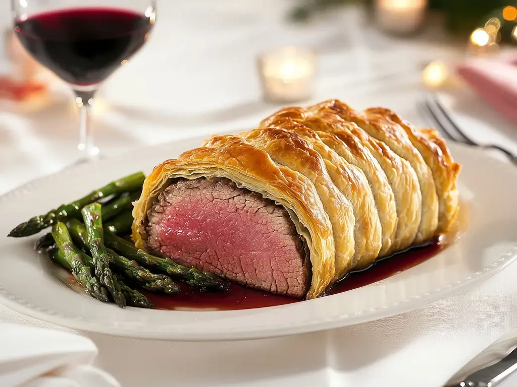 Beef Wellington with Roasted Vegetables