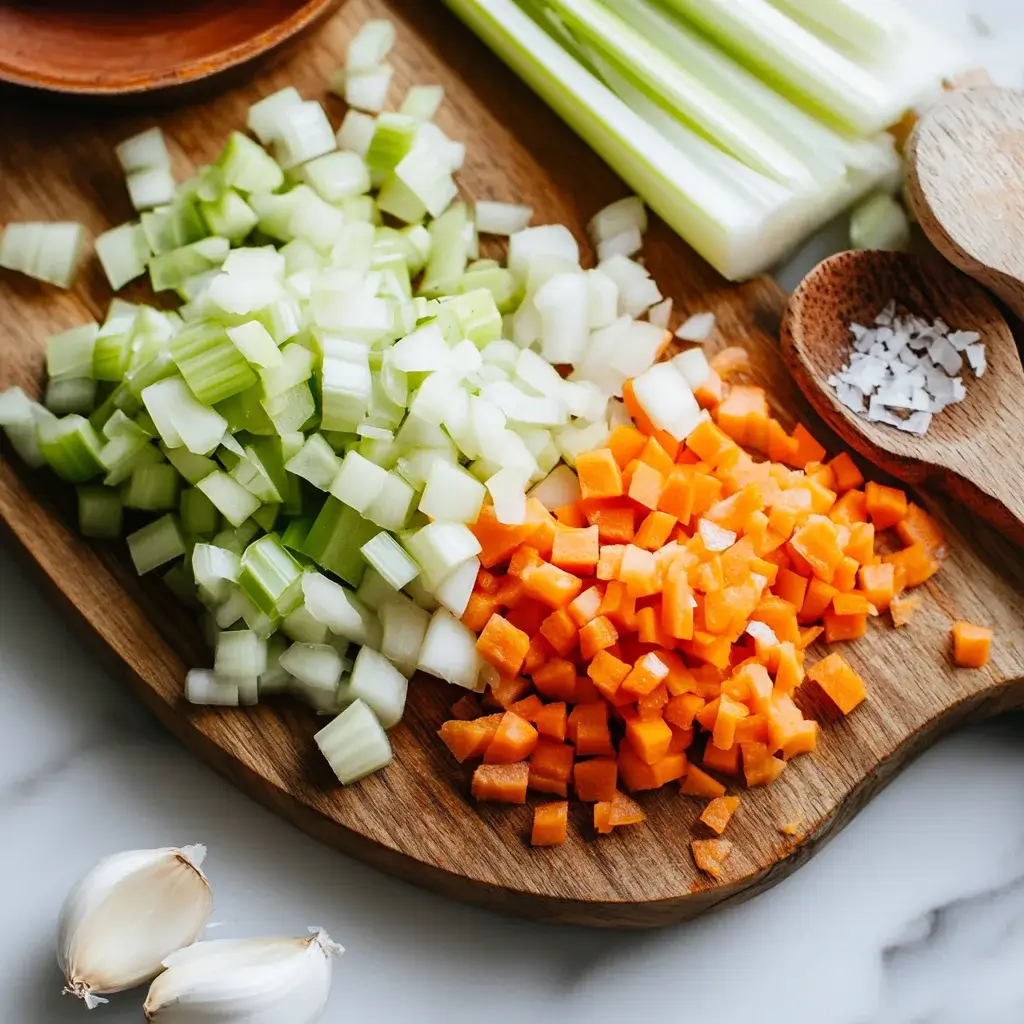 Soup Base Ingredients for Spicy Chicken Noodle Soup