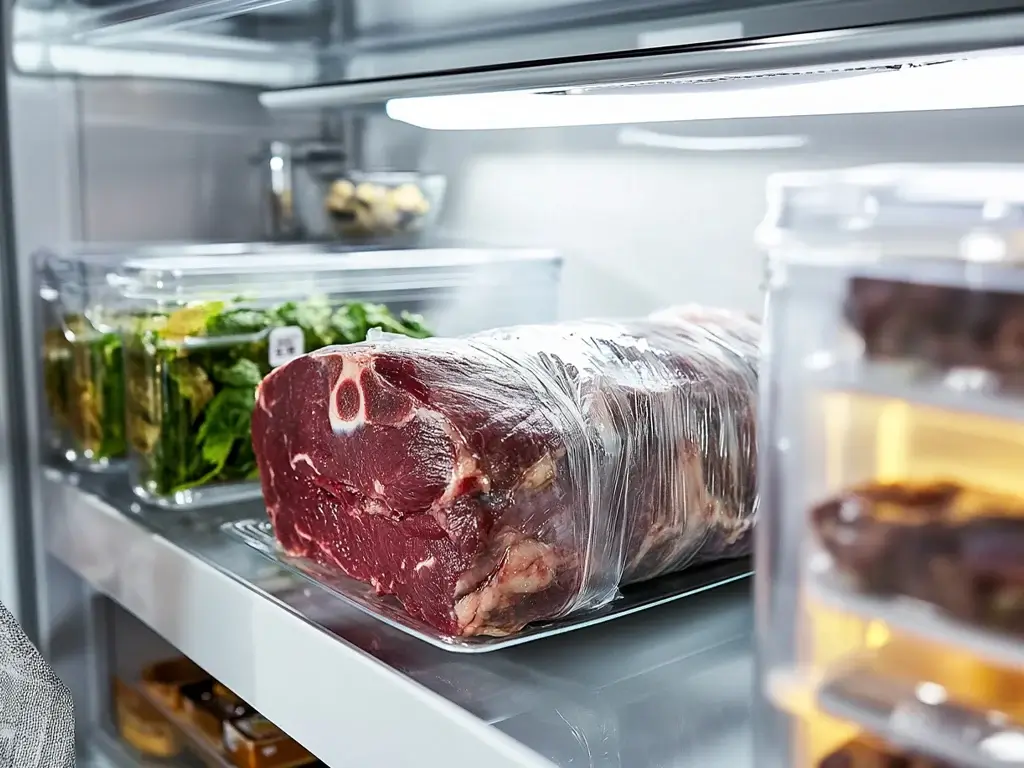 Beef Tenderloin Stored in Airtight Container