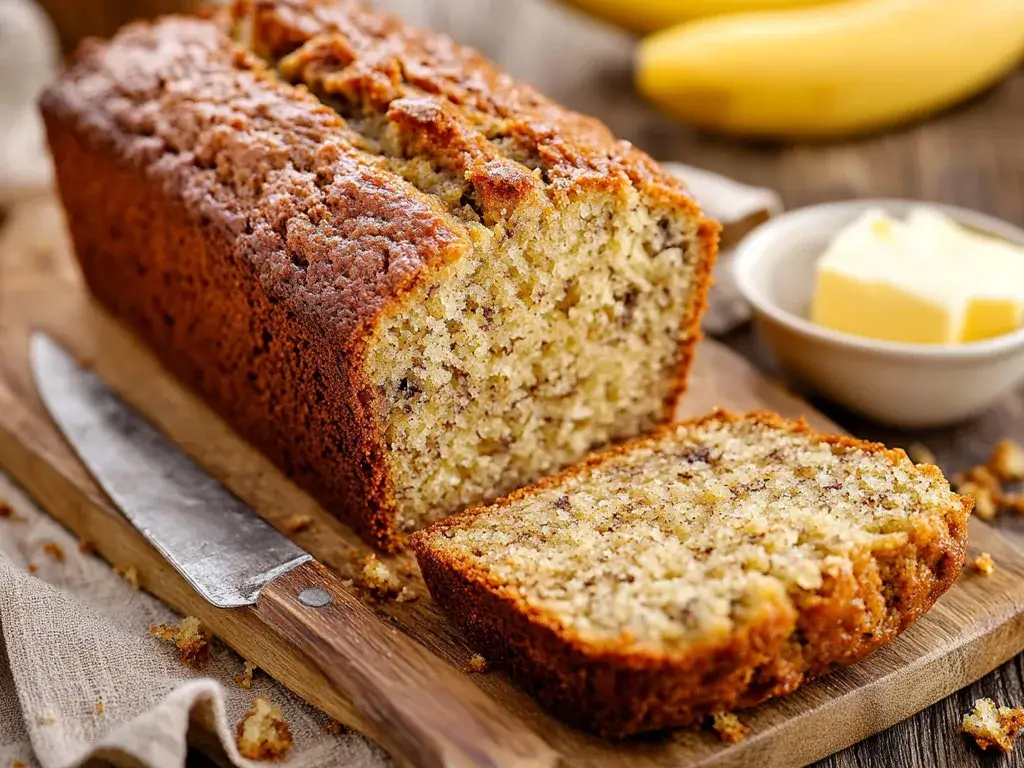 Perfectly Baked Butter-Free Banana Bread