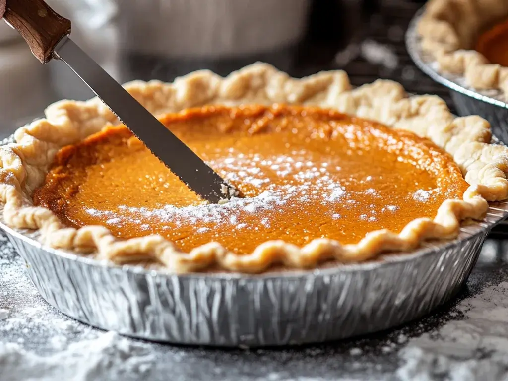 Fixing a Soggy Sweet Potato Pie in the Oven