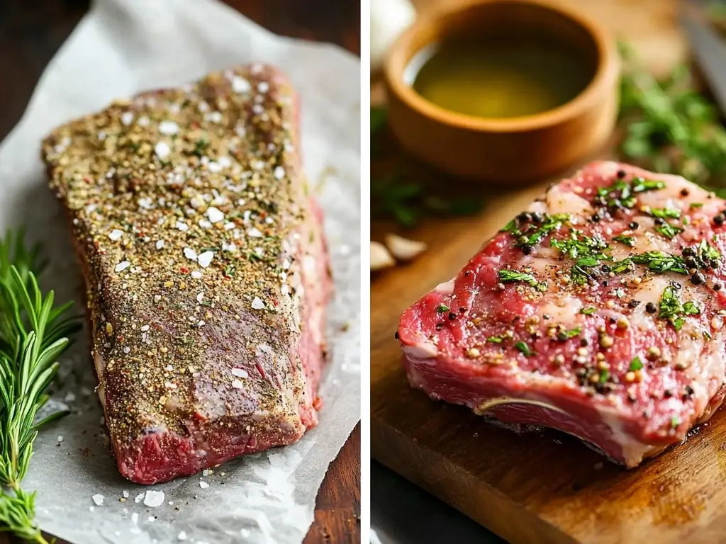 Dry and Wet Rub Variations for Prime Rib