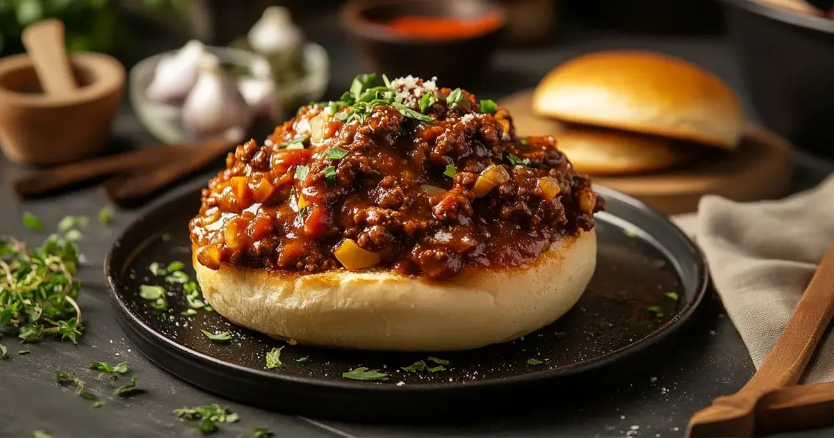 Sloppy Joe with Rich Saucy Filling