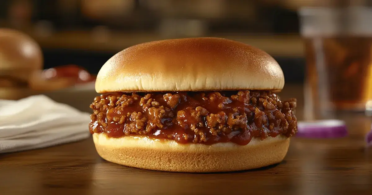 Classic Sloppy Joe Sandwich