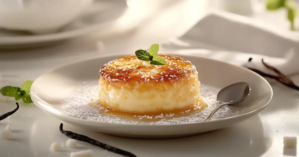 Crème Brûlée with Caramelized Topping