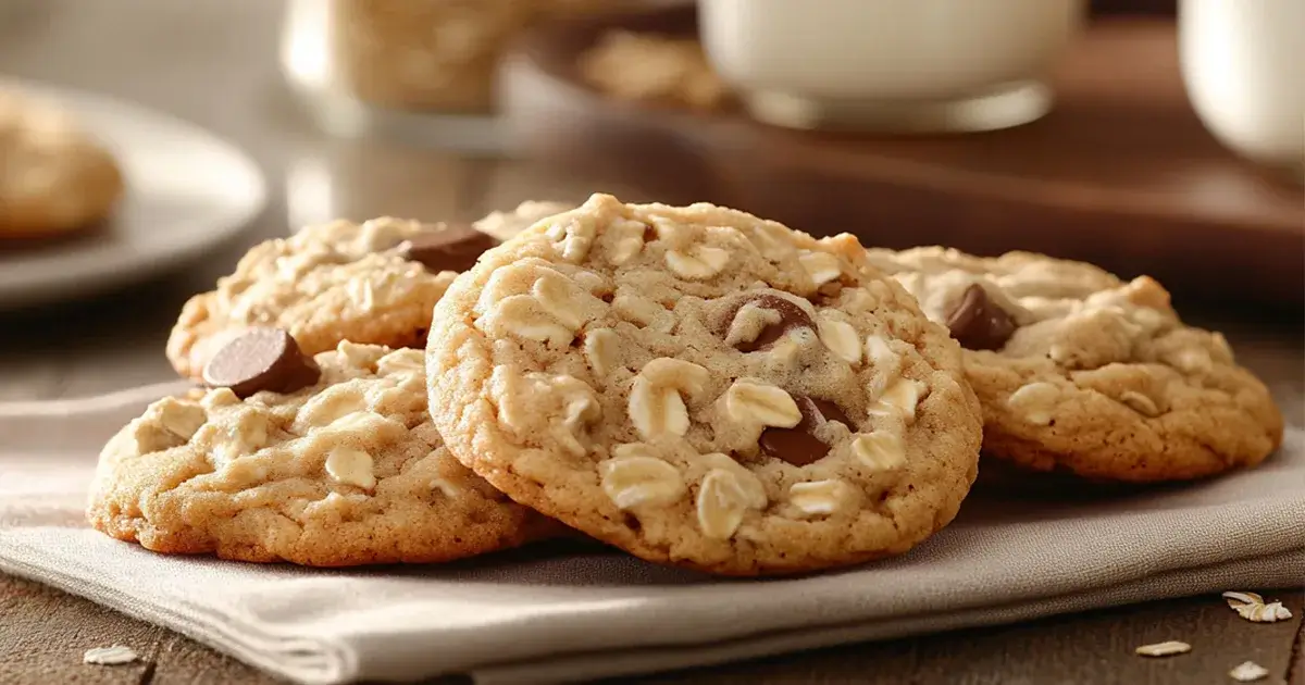 Soft and Chewy Oatmeal Cookies