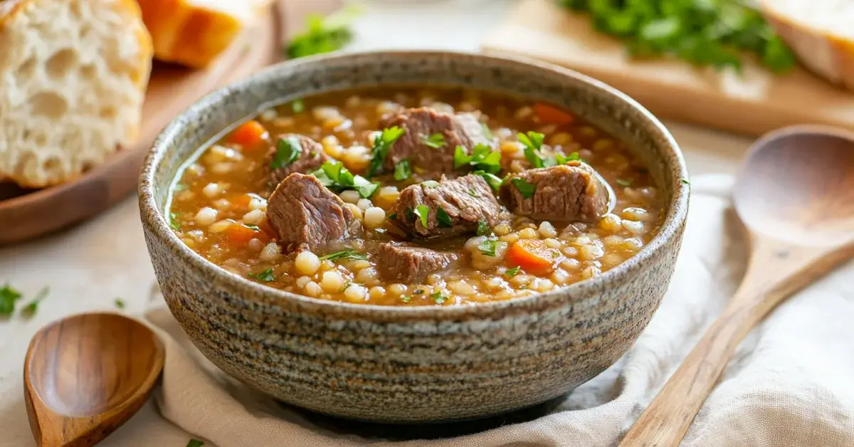 Why does my beef barley soup have no flavor