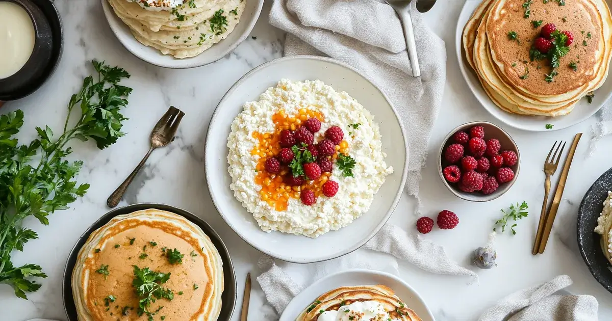 Assorted Cottage Cheese Dishes for Every Meal